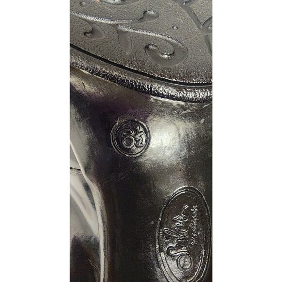 SOFTSPOTS BLACK PEEP-TOE SLINGBACK SANDAL SHOES SIZE US 6 - Picture 13 of 15